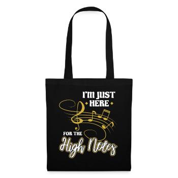 I'm Just Here For The High Notes - Opera Singer - Tote Bag - black - Front