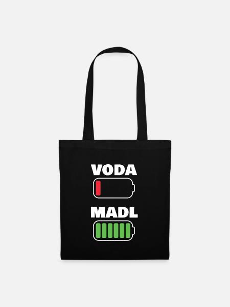 Voda Madl - Stoffbeutel - Schwarz