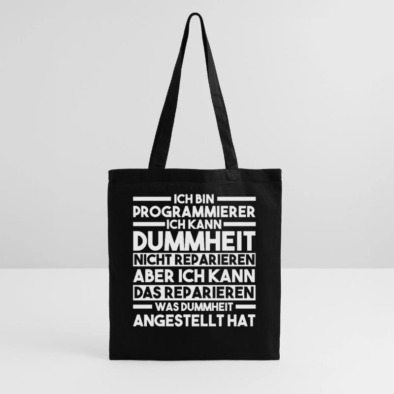 Programmieren Entwickler Coder Programmierer Stoffbeutel