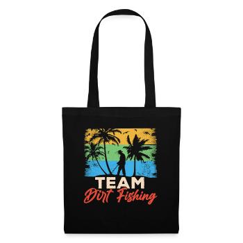 Équipe Dirt Fishing Détection de métaux Détection de métaux - Sac en tissu - noir - Devant