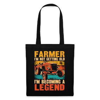 Farming Farmer Retired Vintage - Tote Bag - black - Front