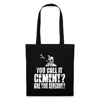 Concrete construction design for construction workers and construction site - Tote Bag - black - Front