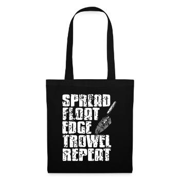Concrete construction design for construction workers and construction site - Tote Bag - black - Front
