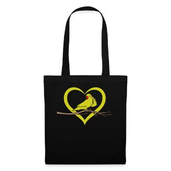 Cockatiel Bird Lover - Cute Parrot Bird - Tote Bag - black - Front