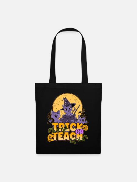 Trick Or Teach - Stoffbeutel - Schwarz