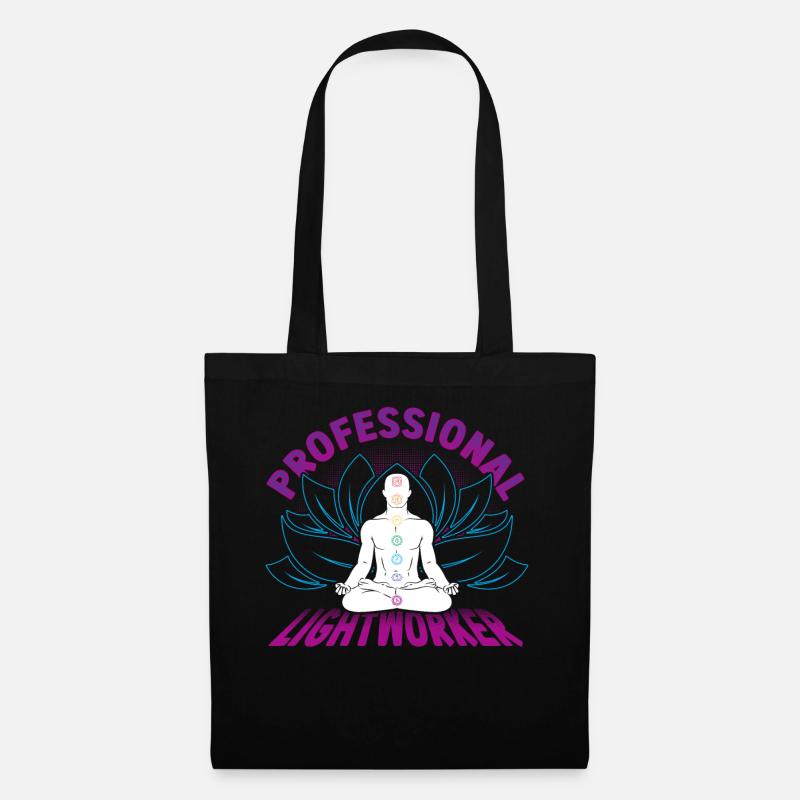 Reiki Practitioner Design für einen Energieheiler - Stoffbeutel - Schwarz