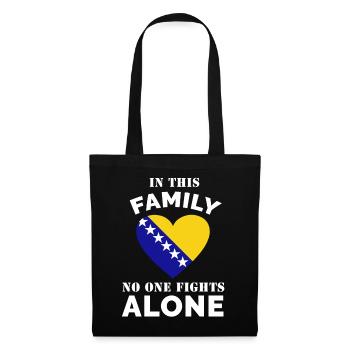 Bosnia Family Spruch - Tote Bag - black - Front