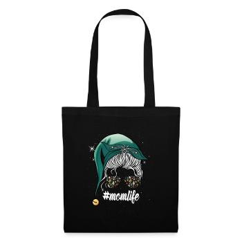 Joyeux Noël Mère beaux cadeaux - Sac en tissu - noir - Devant