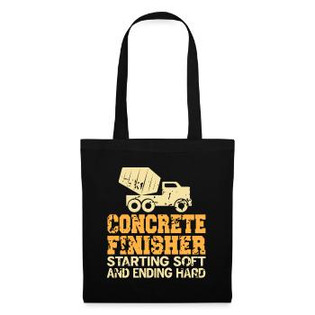 Concrete construction design for construction workers and construction site - Tote Bag - black - Front