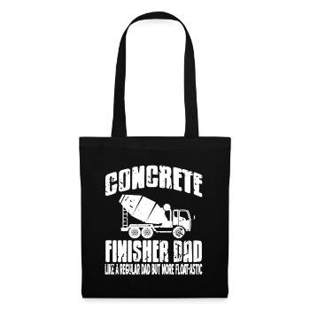 Concrete construction design for construction workers and construction site - Tote Bag - black - Front