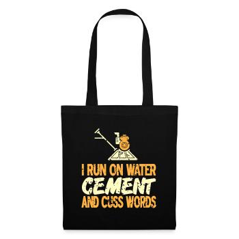 Concrete construction design for construction workers and construction site - Tote Bag - black - Front