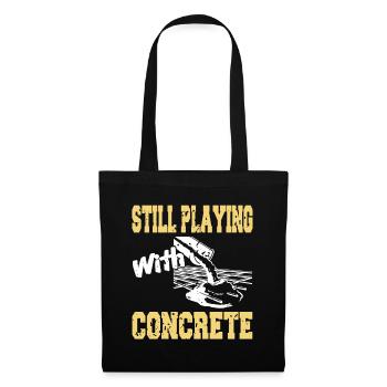Concrete construction design for construction workers and construction site - Tote Bag - black - Front