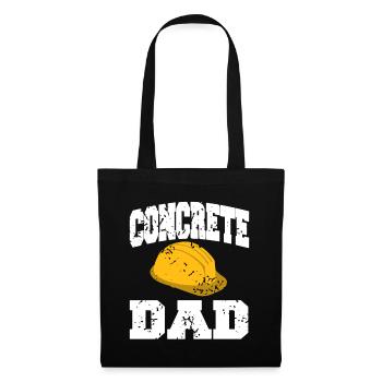 Concrete construction design for construction workers and construction site - Tote Bag - black - Front
