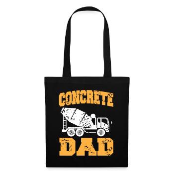 Concrete builder design for builders and construction site - Tote Bag - black - Front