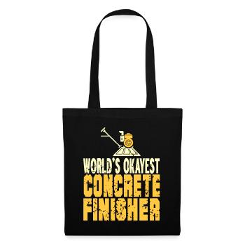 Concrete construction design for construction workers and construction site - Tote Bag - black - Front