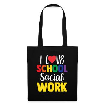 I love school social work school social workers - Tote Bag - black - Front