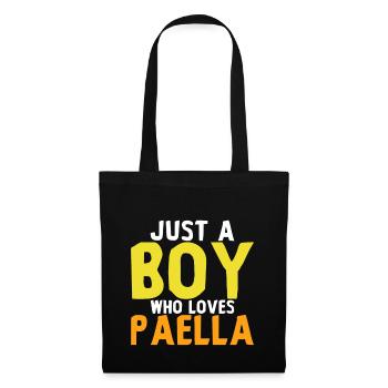Juste un garçon qui aime la paella - Sac en tissu - noir - Devant