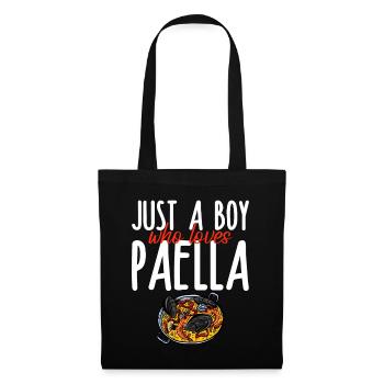 Juste un garçon qui aime la paella 4 - Sac en tissu - noir - Devant