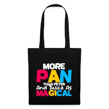 More Pan Than Peter And Twice As Magical 4 - Stoffbeutel - Schwarz - Vorne