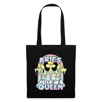 Widder Queen - Stoffbeutel - Schwarz - Vorne