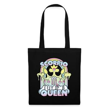 Skorpion Queen - Stoffbeutel - Schwarz - Vorne