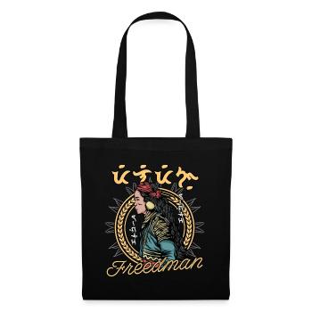 Amérindiens - Sac en tissu - noir - Devant
