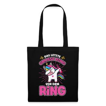 La dernière grande chose avant le ring Unicorn Jga - Sac en tissu - noir - Devant
