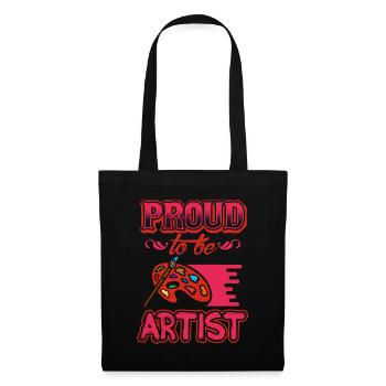 Artistes Peintres Dessin Art - Sac en tissu - noir - Devant