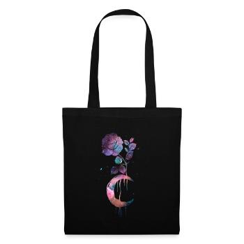Occult Vintage Moon Rose Witchcraft Occult Witch - Tote Bag - black - Front