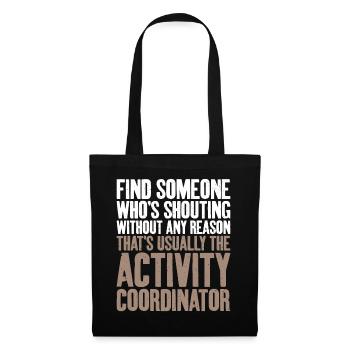 Usually activity coordinator - Tote Bag - black - Front