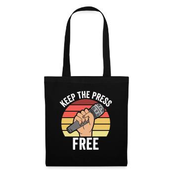 Liberté de la presse Liberté de la presse - Sac en tissu - noir - Devant