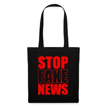 Stop fake news Press freedom Press law - Tote Bag - black - Front