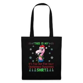 This Is My It's Too Hot For Ugly Christmas Sweater - Tote Bag - black - Front