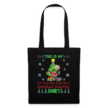 This Is My It's Too Hot For Ugly Christmas Sweater - Tote Bag - black - Front