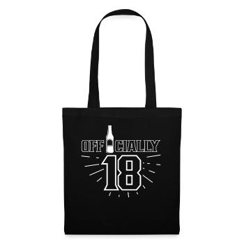 Enfant officiel de dix-huit ans 18e anniversaire - Sac en tissu - noir - Devant