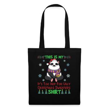 This Is My It's Too Hot For Ugly Christmas Sweater - Tote Bag - black - Front
