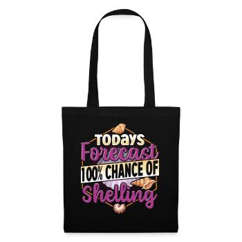 Seashell Collecting Design for an Shell Hunter - Tote Bag - black - Front