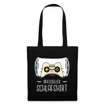 Offizielles Schlafshirt Game Controller Online - Stoffbeutel - Schwarz - Vorne