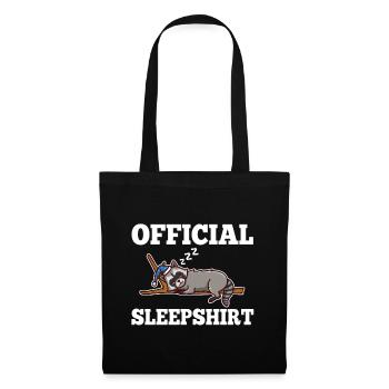 Chemise de nuit officielle Raton laveur - Sac en tissu - noir - Devant