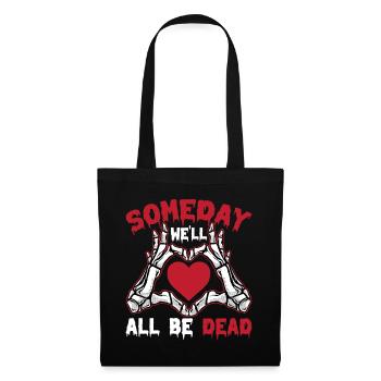 I just wait until it's quiet Halloween - Tote Bag - black - Front