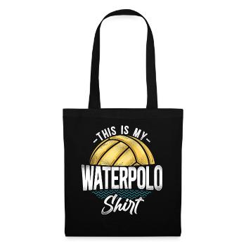 Water Polo Vintage This Is My - Stoffbeutel - Schwarz - Vorne
