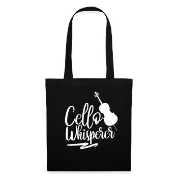Cello Whisperer Musician Cello Cellist Cellos - Tote Bag - black - Front