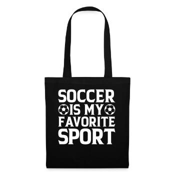 Soccer Is My Favorite Sport - Soccer Game Soccer P - Tote Bag - black - Front