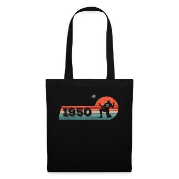 American football player born 1950 birthday - Tote Bag - black - Front