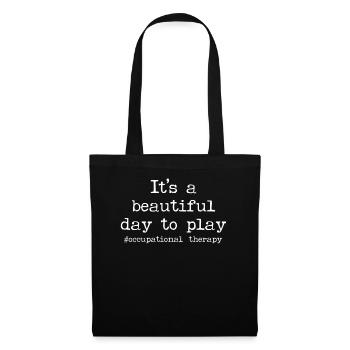 Ergothérapie motivationnelle École d’ergothérapie - Sac en tissu - noir - Devant