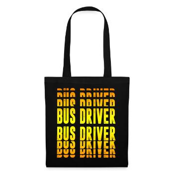 Bus driver design - Tote Bag - black - Front