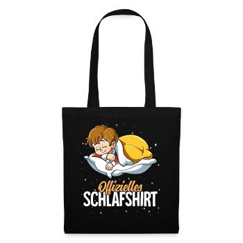 Offizielles Schlafshirt Junge - Stoffbeutel - Schwarz - Vorne