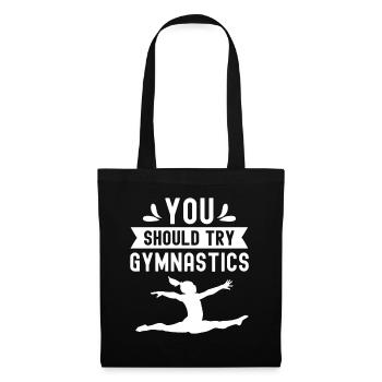 Vous devriez essayer Gymnastique Gymnastique Gymnaste - Sac en tissu - noir - Devant
