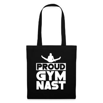 Fier gymnaste Amateur de gymnaste Gymnastique Gymnastique - Sac en tissu - noir - Devant
