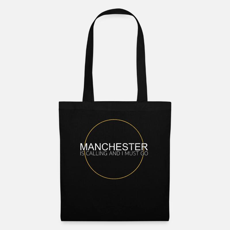 Manchester Spruch - Stoffbeutel - Schwarz